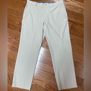 Walter Hagen Men's Cream/Light Khaki Performance Golf Pants Size 38x32